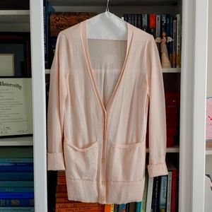 Small Calvin Klein blush/peach cardigan